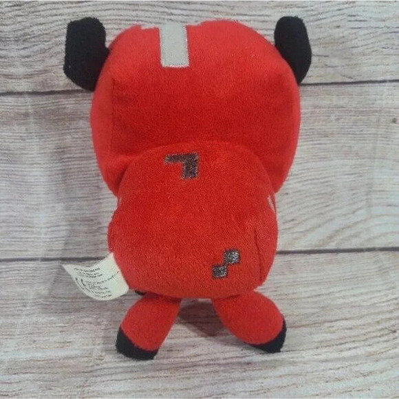 Minecraft Plush Mooshroom Mushroom Red Cow Bull Stuffed Animal Mojang 5" 2013 - Picture 3 of 4